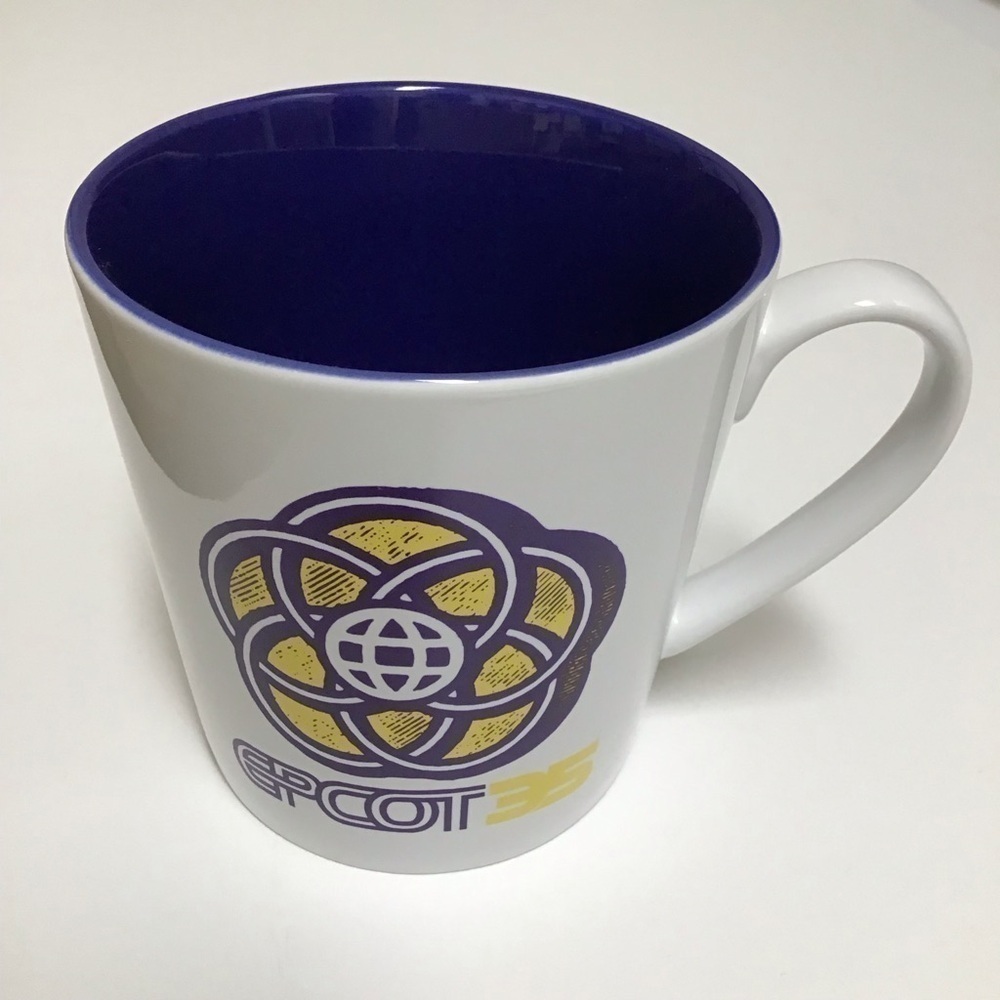 Epcot 35th Anniversary Coffee Mug Starbucks Disney Parks Exclusive BIG 2017 NEW